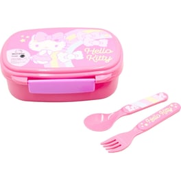 Φαγητοδοχείο με Κουτάλι και Πιρούνι Gim Hello Kitty 500 ml