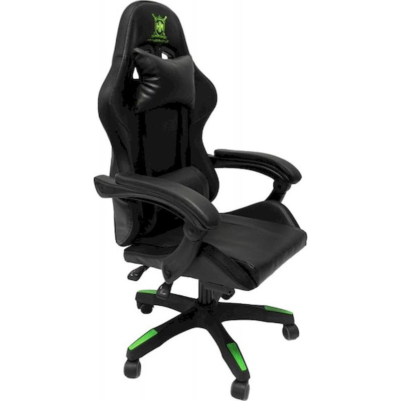 Καρέκλα Gaming 24Mall Dare Zen C500213 από Δερματίνη - Μαύρη/Πράσινη