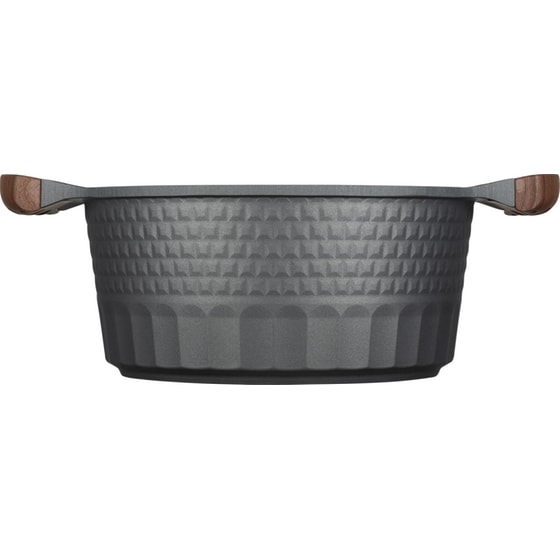Κατσαρολάκι Ρηχό RESTO Capella-93503 από Χυτό Αλουμίνιο 24 cm 4.6 L Μαύρο image 5
