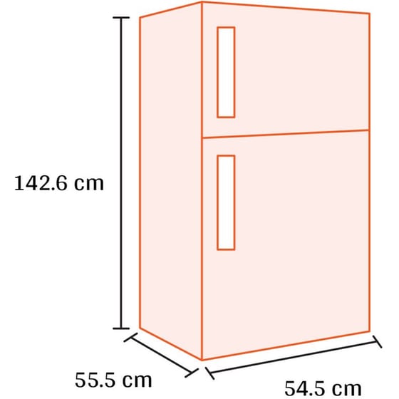 TESLA RD2101HBE Στατικό 206 Lt Μαύρο Δίπορτο image 1