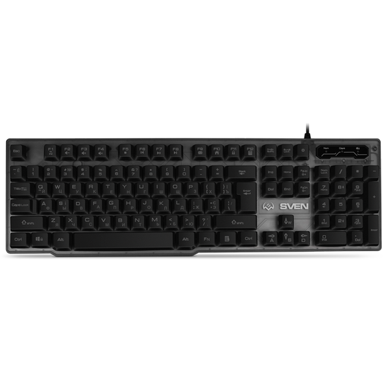 Gaming Set Sven KB-G8500 Gaming Ενσύρματο Πληκτρολόγιο Μεμβράνης RGB (US) + Sven RX-270W Gaming Ασύρματο Ποντίκι - Black image 2