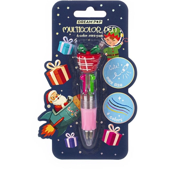 Στυλό Tri-Coastal Πολλαπλών Χρωμάτων Xmas Gift (1 Τεμάχιο) image 0