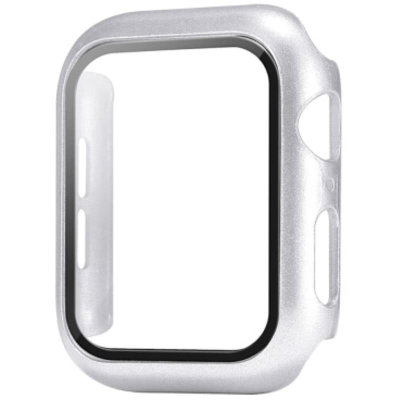 Θήκη Sonique Προστασία PC + Tempered Glass για Apple Watch 40mm - Ασημί