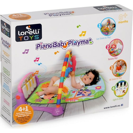 Lorelli Βρεφικό Γυμναστήριο Δραστηριοτήτων Piano Gym -  Μπλε image 3