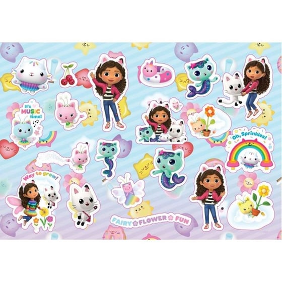 Μπλοκ Ζωγραφικής Διακάκης Με Αυτοκόλλητα 23Χ33 Gabby's Dollhouse 40 Φύλλων (1 Τεμάχιο) image 1