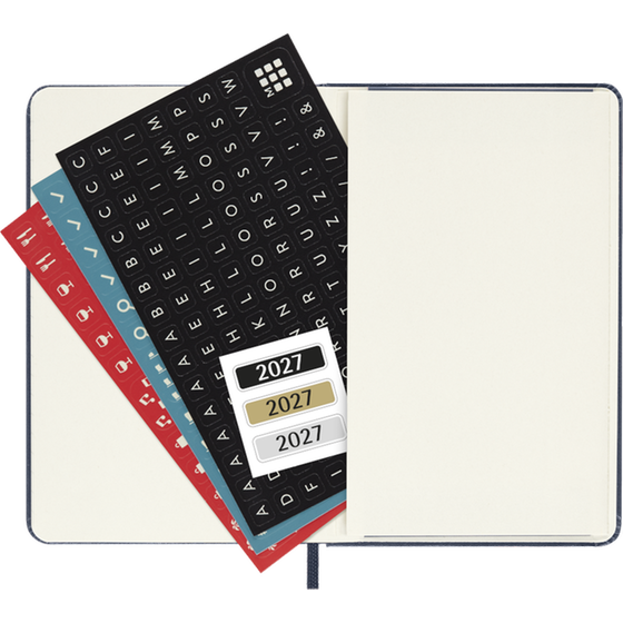 Ημερολόγιο Ημερήσιο 2027 Moleskine 12M Pocket Hardcover Μπλε image 4