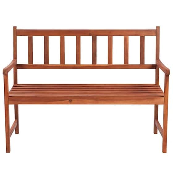 Vidaxl Παγκάκι Κήπου 120 Εκ. Από Μασίφ Ξύλο Ακακίας Με Μαξιλάρι image 3