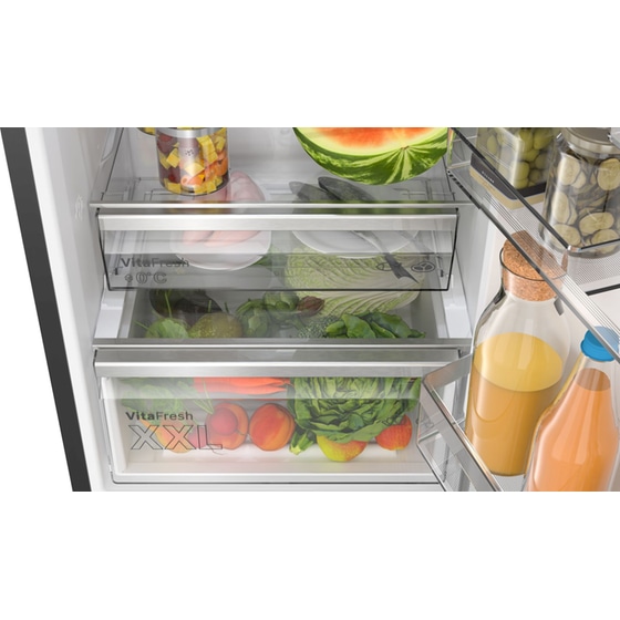 BOSCH KGN39LBCF Total No Frost 363 Lt Μαύρο Ψυγειοκαταψύκτης image 4