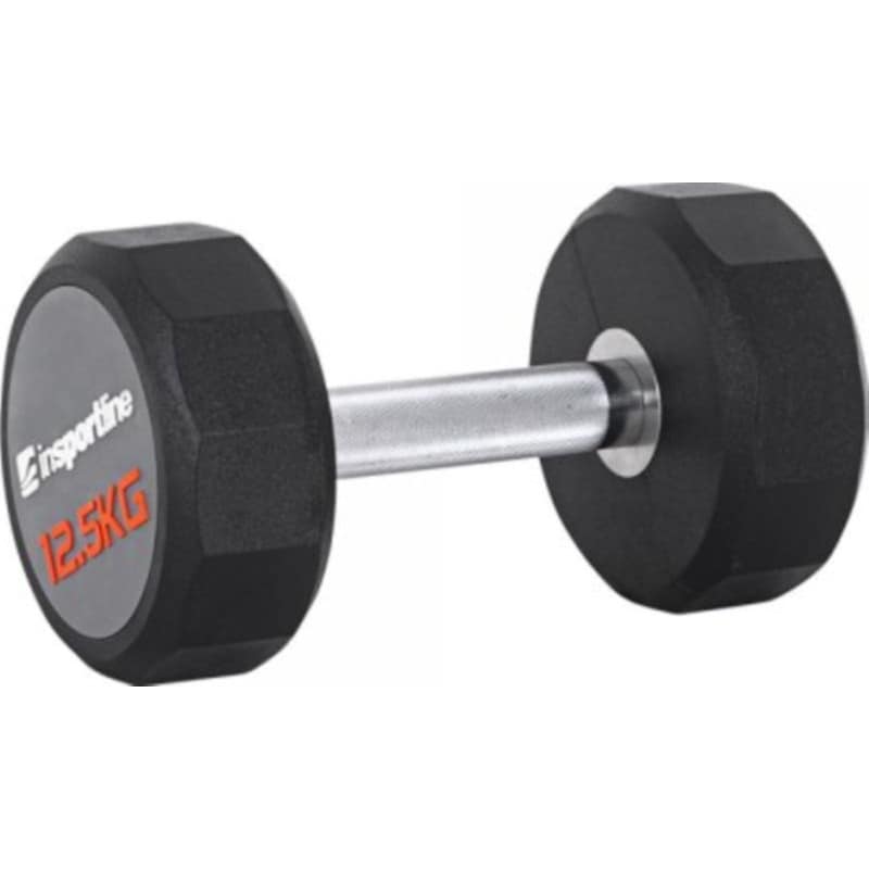 INSPORTLINE Βαράκι Πολυγωνικό 12.5kg InSPORTline Profi CPU INS-21664 από Ατσάλι TPU - Μαύρο