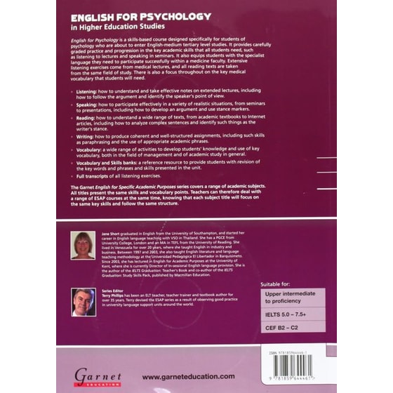 English for Psychology Course Book + CDs image 1