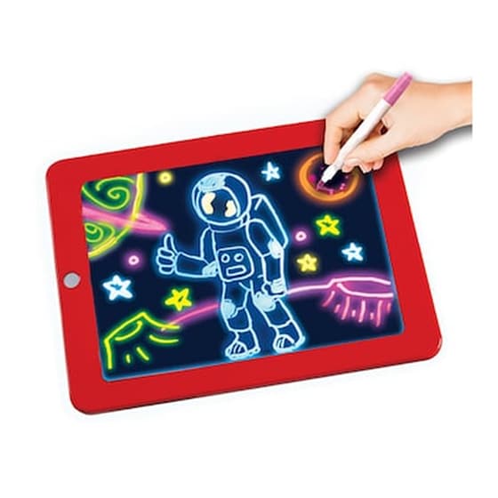 Φορητό Τάμπλετ Ζωγραφικής - Magic Sketchpad Με Φωσφορίζοντα Χρώματα image 1