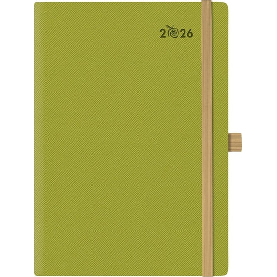 Ημερολόγιο Ημερήσιο 2026 Θεοφύλακτος 12M Saffiano Plus Smith Λαχανί image 0