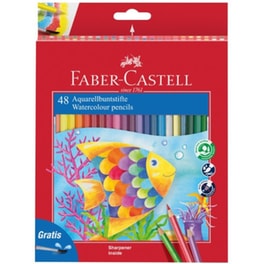 Ξυλομπογιές Faber Castell Watercolour Brush (48 Τεμάχια)