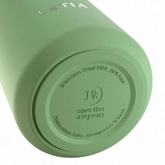 Μπουκάλι Θερμός Estia Save The Aegean Flow Pine 800ml image 2