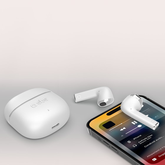 Ακουστικά Bluetooth SBS TWS One Color - Λευκά image 1