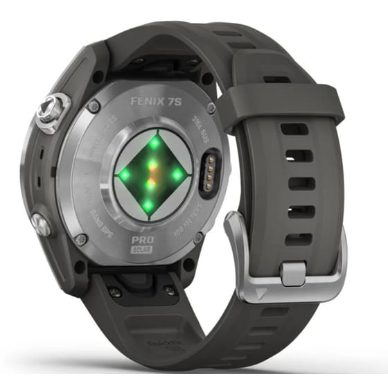 Smartwatch Garmin Fenix 7S Pro Solar 42mm - Silver with Graphite image 5