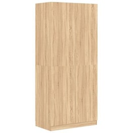 Δίφυλλη Ντουλάπα Vidaxl Από Μοριοσανίδα 90x52x200cm - Sonoma