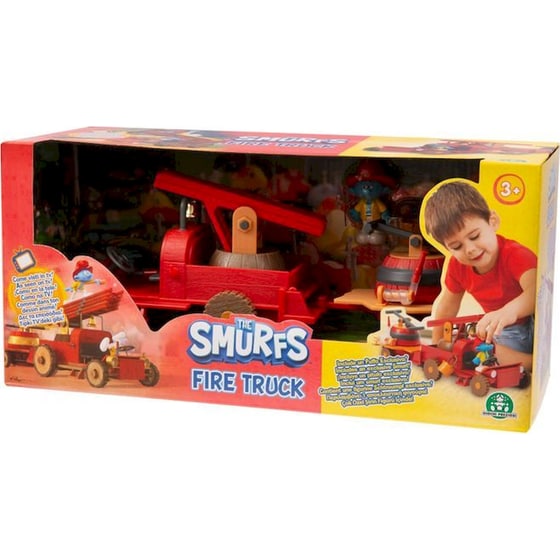 Giochi Preziosi The Smurfs Στρουμφάκια Σκουντούφλης με Πυροσβεστικό Στρουμφόχημα image 0