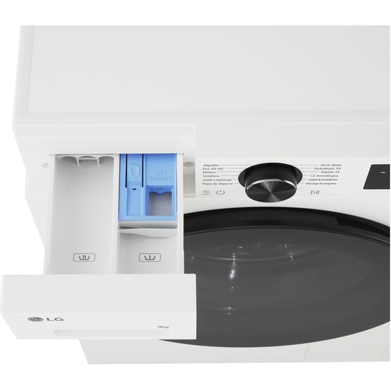 LG F4X5009TWB 9 kg 1.400 Στροφές με WiFi Λευκό Πλυντήριο Ρούχων image 7