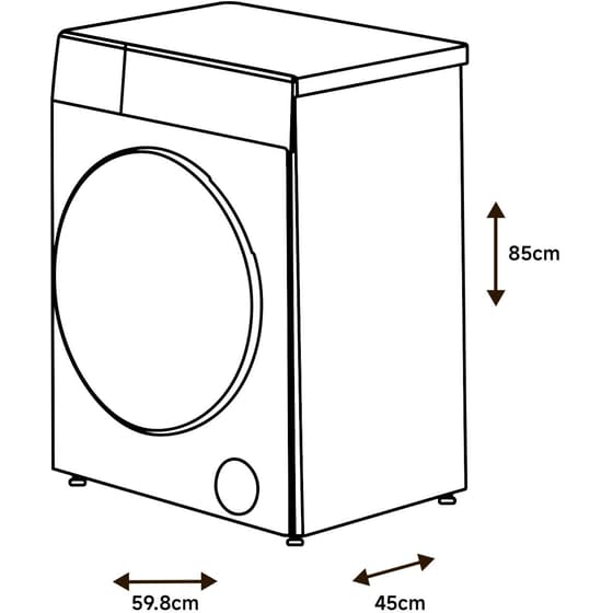 MIJIA QMP4672EU 7 kg 1200 Στροφές Λευκό Πλυντήριο Ρούχων image 5