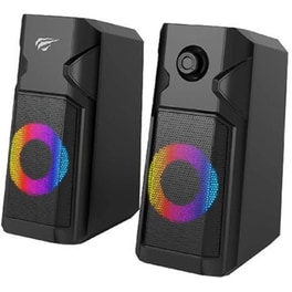 Ηχεία 2.0 Havit SK204 6W με RGB Φωτισμό - Μαύρο