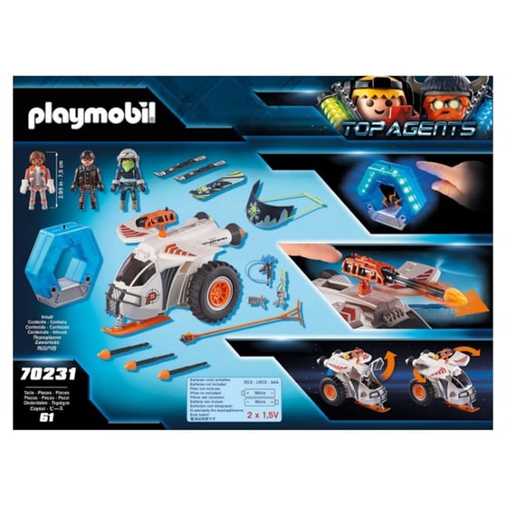 PLAYMOBIL® Top Agents Snow Glider της Spy Team (70231) image 1