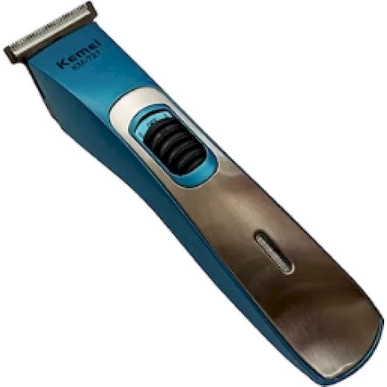 Κουρευτική Μηχανή Kemei KM-727 Μπλε/Inox image 2