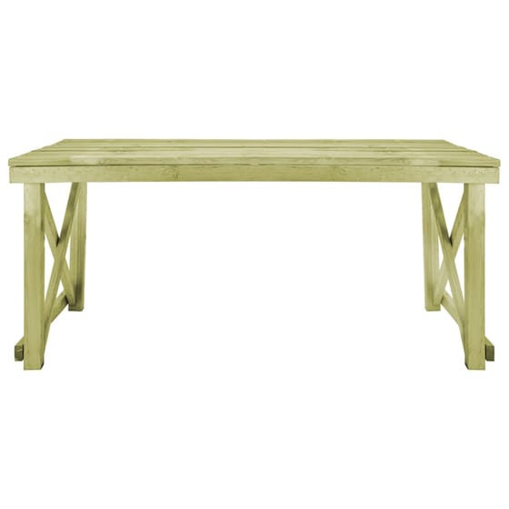 Τραπέζι Εξωτερικού Χώρου VidaXL από Ξύλο 160x79x75 cm - Καφέ image 1