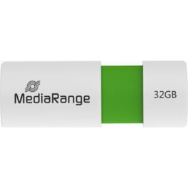 MediaRange 32GB USB 2.0 Stick Λευκό/Πράσινο