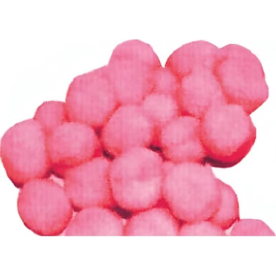 Πομ Πομ Anhui Tianhui 1cm Φούξια (100 Τεμάχια) image 0