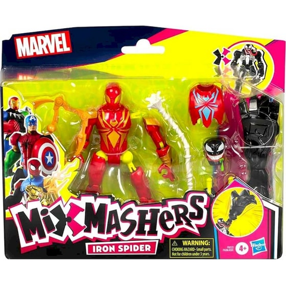 Hasbro Φιγούρα Marvel Iron Spider/ Venom MixMashers 1 Τμχ - Τυχαία Επιλογή Σχεδίου image 0