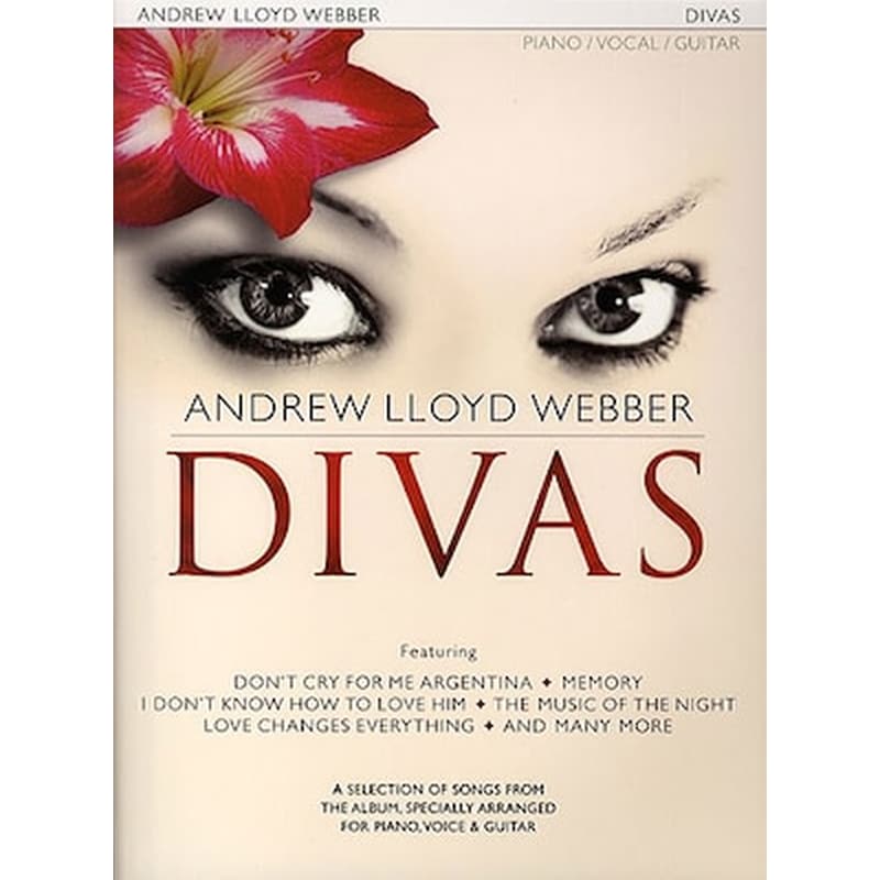 REALLY USEFUL GROUP Βιβλίο Για Πιάνο, Κιθάρα, Φωνή Really Useful Group Andrew Lloyd Webber: Divas