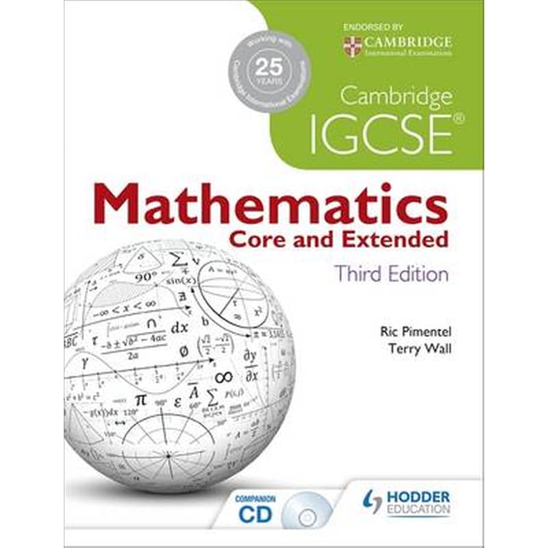 Cambridge IGCSE Mathematics Core and Extended 3ed + CD