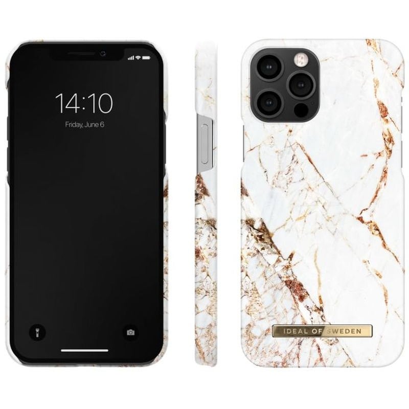 IDEAL OF SWEDEN Θήκη Apple iPhone 12/12 Pro -iDeal of Sweden Fashion Case - Carrara Gold