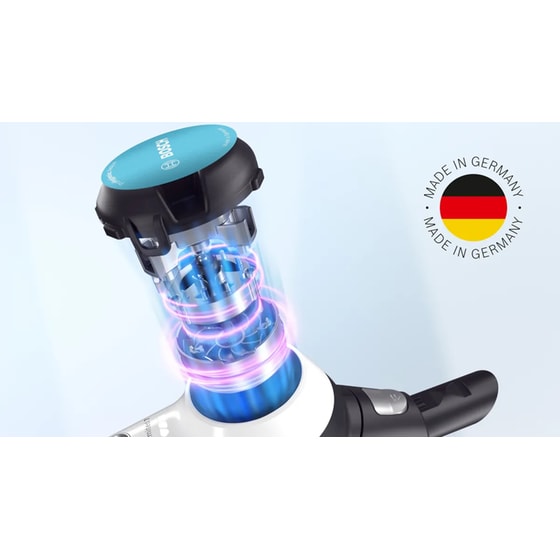 BOSCH Unlimited 7 ProHygienic Aqua BCS71HYG1 18 V 0.3 L Λευκή Σκούπα Stick image 13