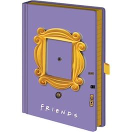 Σημειωματάριο Pyramid Α5 Ριγέ Premium Frame - Friends