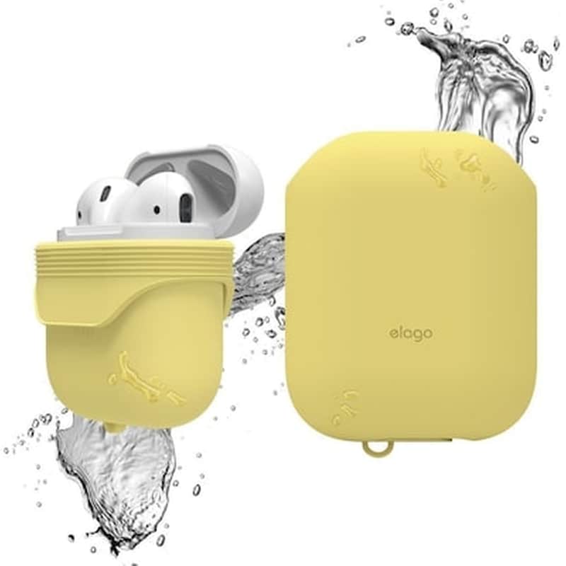 ELAGO Θήκη Ακουστικών Elago Waterproof Case για Apple AirPods 1st/2nd Gen - Creamy Yellow
