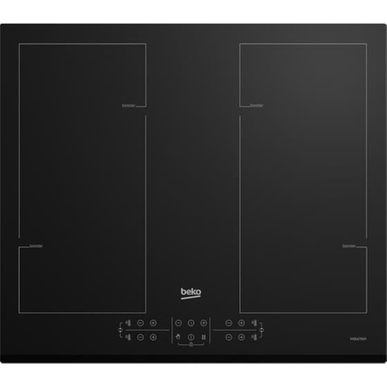 BEKO HII64206F2MT 58 cm Μαύρο Εστία Επαγωγική Αυτόνομη image 0
