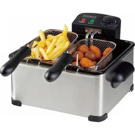 ROYALTY LINE RL-DF-4902 με Καπάκι 2000 W 4.5 L Ασημί Φριτέζα Λαδιού