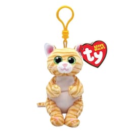 Λούτρινο TY Κλιπ Beanie Bellies Mango Fluffy Γατούλα Χρυσό (8.5cm)