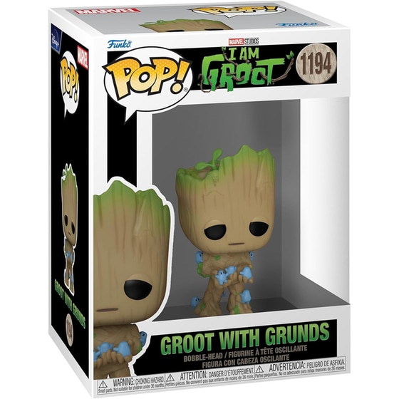 Funko Pop! - Marvel: I Am Groot - Groot with Grunds 1194 image 1