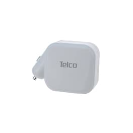 Πολυφορτιστής Πρίζας και Αυτοκινήτου Telco 2.1A - Λευκό