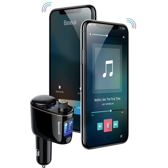 FM transmitter Baseus S-06 - Μαύρο image 4