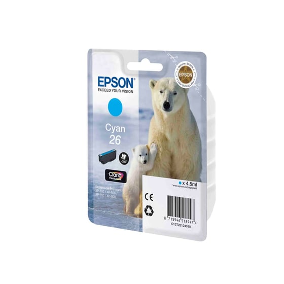 Epson 26 Κυανό Μελάνι Εκτυπωτή C13T26124010 image 1
