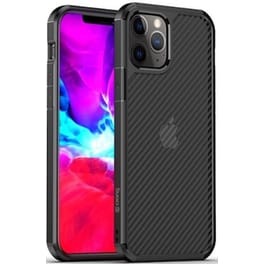 Θήκη Apple iPhone 12 Pro Max - Crong Ηybrid Carbon - Black
