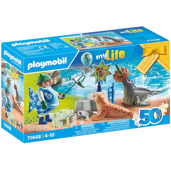 PLAYMOBIL® My Life Gift Set Πάρτυ στο ενυδρείο με τις φώκιες (71448) image 0