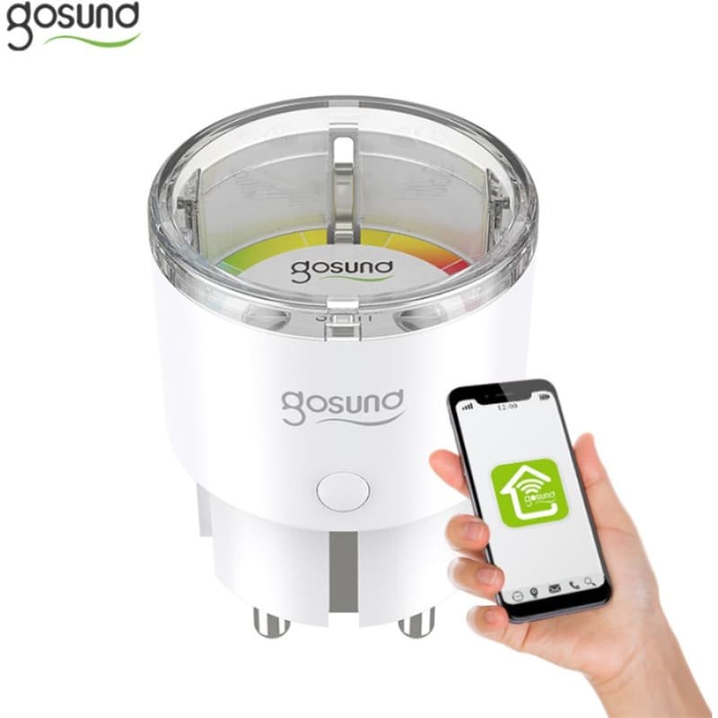 Gosund Μονή Εξωτερική Πρίζα Ρεύματος Wi-Fi Λευκή (SP111) (GOSSP111)