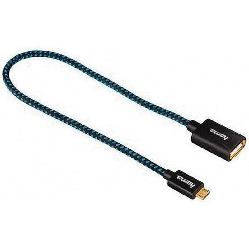 OEM Αντάπτορας Hama 20173 USB-A Female σε Micro USB-B male 25cm