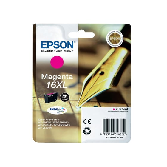 Epson 16XL Ματζέντα Μελάνι Εκτυπωτή C13T16334010 image 0