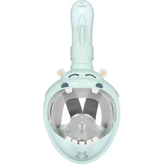 Παιδική Μάσκα Θαλάσσης Thenice Kf-4 Ιπποποταμάκι Full Face Snorkel Mask XS/S - Γαλάζιο image 0